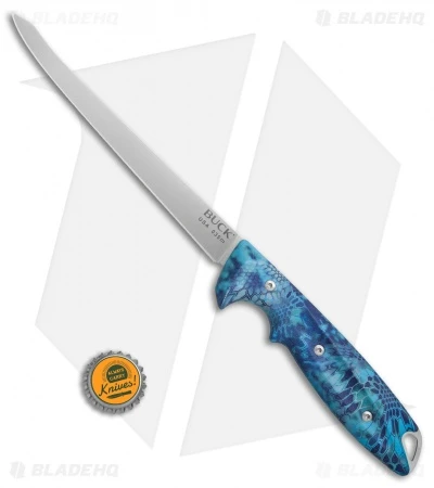 Buck Knives Buck 035 Abyss Fillet Knife Kryptek Pontus (6.5" Satin) 6 Buck Knives Buck 035 Abyss Fillet Knife Kryptek Pontus (6.5" Satin) - Image 4
