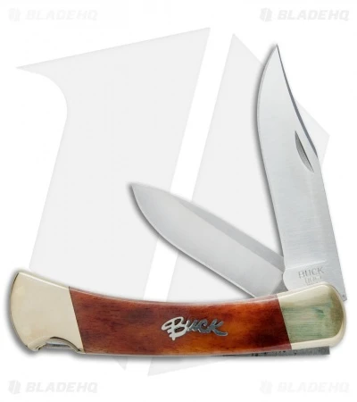 Buck Knives Buck 110/112 Combo Trapper Pocket Knife 4.75" Brown Bone 0110BNSSM1-B 3 Buck Knives Buck 110/112 Combo Trapper Pocket Knife 4.75" Brown Bone 0110BNSSM1-B