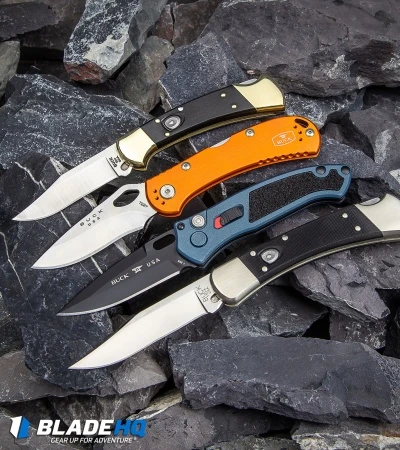 Buck Knives Buck SpitFire Lockback Knife Orange (3.25" Satin) 0722ORS1 5 Buck Knives Buck SpitFire Lockback Knife Orange (3.25" Satin) 0722ORS1 - Image 3