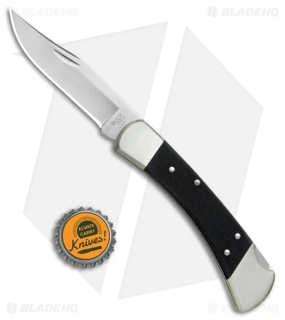 Buck Knives Buck 110 Folding Hunter Pro Lockback Knife Black G-10 (3.75" Satin) 0110BKSNS1 7 Buck Knives Buck 110 Folding Hunter Pro Lockback Knife Black G-10 (3.75" Satin) 0110BKSNS1 - Image 5