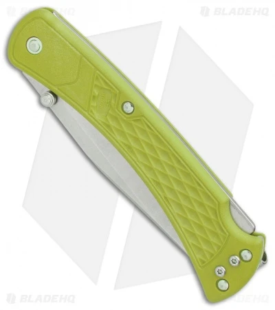 Buck Knives Buck 110 Slim Select Lockback Knife Chartreuse GFN (3.75" Satin) 5 Buck Knives Buck 110 Slim Select Lockback Knife Chartreuse GFN (3.75" Satin) - Image 3
