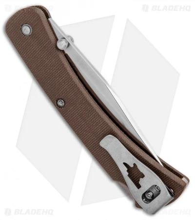 Buck Knives Buck 110 Slim Pro Lockback Knife Brown Micarta (3.75" Satin) 4 Buck Knives Buck 110 Slim Pro Lockback Knife Brown Micarta (3.75" Satin) - Image 2