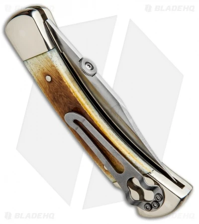 Buck Knives Buck 110 Lockback Folding Knife White Bone (3.75" Satin) 5 Buck Knives Buck 110 Lockback Folding Knife White Bone (3.75" Satin) - Image 3