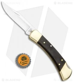 Buck Knives Buck 110 Manual Folding Knife Black Ebony (3.75" Satin) 0110BRS -Buck Knives Buck 110 Rosewood Manual Satin 0110BRS BHQ 2657 jr bottlecap