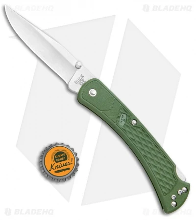 Buck Knives Buck 110 Slim Select Lockback Knife OD Green (3.625" Satin) 0110ODS2 6 Buck Knives Buck 110 Slim Select Lockback Knife OD Green (3.625" Satin) 0110ODS2 - Image 4