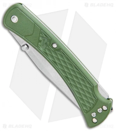 Buck Knives Buck 110 Slim Select Lockback Knife OD Green (3.625" Satin) 0110ODS2 4 Buck Knives Buck 110 Slim Select Lockback Knife OD Green (3.625" Satin) 0110ODS2 - Image 2