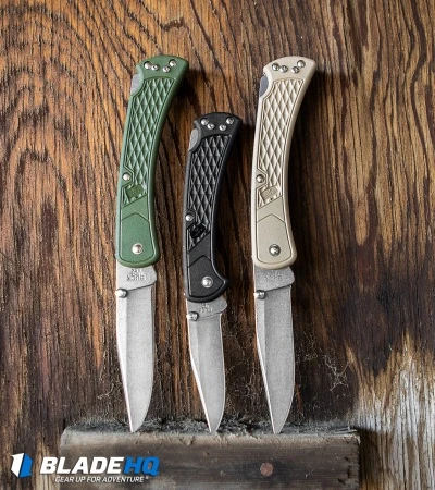 Buck Knives Buck 112 Slim Select Lockback Folding Knife Black GFN (3" Satin) 7 Buck Knives Buck 112 Slim Select Lockback Folding Knife Black GFN (3" Satin) - Image 5