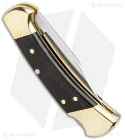 Buck Knives Buck 112 Ranger Automatic Lockback Knife Ebony (3" Satin) 0112BRSA 10 Buck Knives Buck 112 Ranger Automatic Lockback Knife Ebony (3" Satin) 0112BRSA -Buck Knives Buck 112 Ranger Auto LB Ebony Satin 0112BRSA B BHQ 87956 jr side