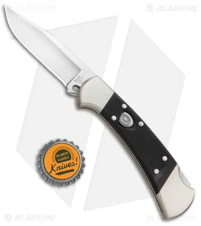 Buck Knives Buck 112 Ranger Elite Automatic Lockback Knife Black G-10 (3" S30V Satin) 7 Buck Knives Buck 112 Ranger Elite Automatic Lockback Knife Black G-10 (3" S30V Satin) - Image 5