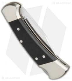 Buck Knives Buck 112 Ranger Elite Automatic Lockback Knife Black G-10 (3" S30V Satin) 9 Buck Knives Buck 112 Ranger Elite Automatic Lockback Knife Black G-10 (3" S30V Satin) -Buck Knives Buck 112 Ranger Elite Auto LB Black G 10 Satin 0112BKSA B BHQ 87955 jr side 1