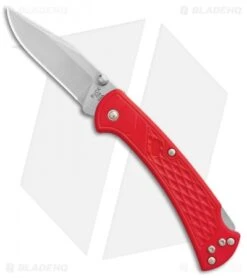 Buck Knives Buck 112 Slim Select Lockback Knife Red GFN (3" Satin)