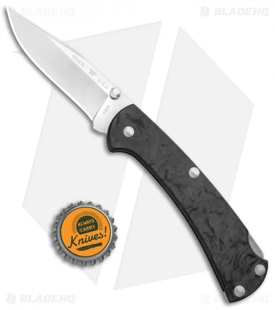 Buck Knives Buck 112 Slim Pro Lockback Knife Marble Carbon Fiber (S30V) 6 Buck Knives Buck 112 Slim Pro Lockback Knife Marble Carbon Fiber (S30V) - Image 4
