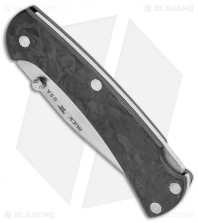 Buck Knives Buck 112 Slim Pro Lockback Knife Marble Carbon Fiber (S30V) 4 Buck Knives Buck 112 Slim Pro Lockback Knife Marble Carbon Fiber (S30V) - Image 2