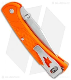 Buck Knives Buck 112 Slim Select Lockback Knife Blaze Orange (3" Satin) 0112ORS -Buck Knives Buck 112 Slim Select LB Blaze Orange Satin 0112ORS BHQ 106673 jr side