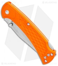 Buck Knives Buck 112 Slim Select Lockback Knife Blaze Orange (3" Satin) 0112ORS -Buck Knives Buck 112 Slim Select LB Blaze Orange Satin 0112ORS BHQ 106673 jr spine