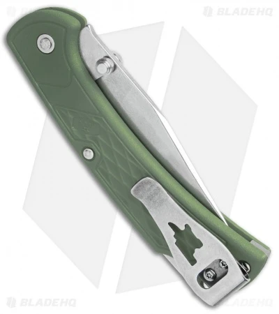 Buck Knives Buck 112 Slim Select Lockback Knife OD Green (3" Satin) 0112ODS2 5 Buck Knives Buck 112 Slim Select Lockback Knife OD Green (3" Satin) 0112ODS2 - Image 3
