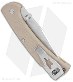 Buck Knives Buck 112 Slim Select Lockback Knife Tan (3" Satin) 0112BRS2 -Buck Knives Buck 112 Slim Select LB Tan 0112BRS2 BHQ 106669 jr side