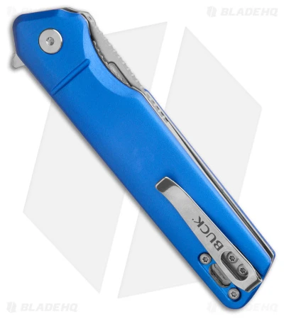 Buck Knives Buck 239 Infusion Liner Lock Knife Blue Aluminum (3.25" Satin) 0239BLS 5 Buck Knives Buck 239 Infusion Liner Lock Knife Blue Aluminum (3.25" Satin) 0239BLS - Image 3