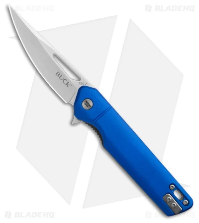 Buck Knives Buck 239 Infusion Liner Lock Knife Blue Aluminum (3.25" Satin) 0239BLS 3 Buck Knives Buck 239 Infusion Liner Lock Knife Blue Aluminum (3.25" Satin) 0239BLS