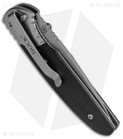 Buck Knives Buck 300 Glacier Liner Lock Knife Black G-10 (3.125" Bead Blast) 5 Buck Knives Buck 300 Glacier Liner Lock Knife Black G-10 (3.125" Bead Blast) - Image 3