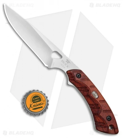 Buck Knives Buck 538 Open Season Small Game Fixed Blade Red Wood (4.25" Satin) 0538RWS 6 Buck Knives Buck 538 Open Season Small Game Fixed Blade Red Wood (4.25" Satin) 0538RWS - Image 4
