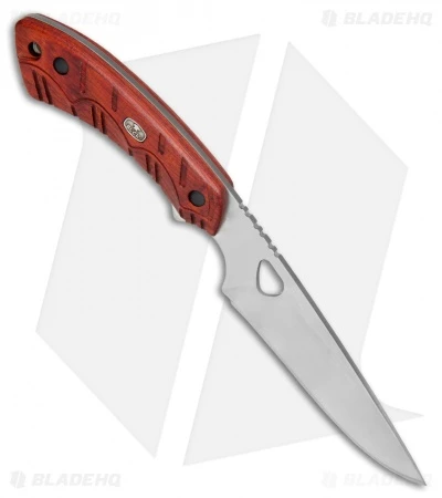Buck Knives Buck 538 Open Season Small Game Fixed Blade Red Wood (4.25" Satin) 0538RWS 4 Buck Knives Buck 538 Open Season Small Game Fixed Blade Red Wood (4.25" Satin) 0538RWS - Image 2