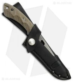 Buck Knives Buck 539 Open Season Small Game Fixed Blade OD Green Micarta (4.25" Satin) 8 Buck Knives Buck 539 Open Season Small Game Fixed Blade OD Green Micarta (4.25" Satin) -Buck Knives Buck 539 Open Season Small Game OD Green Micarta satin BHQ 79554 er sheath