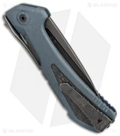 Buck Knives Buck 829 Marksman Elite Folding Knife Blue W/ Carbon Fiber Inlay (3.5" Black SW) 8 Buck Knives Buck 829 Marksman Elite Folding Knife Blue W/ Carbon Fiber Inlay (3.5" Black SW) -Buck Knives Buck 829 Marksman Elite blue carbon fiber inlay black sw BHQ 51761 er side