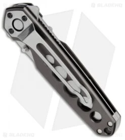 Buck Knives Buck Alpha Crosslock Folding Knife W/ Saw & Gut Hook Gun Metal Gray (3" Satin) 13 Buck Knives Buck Alpha Crosslock Folding Knife W/ Saw & Gut Hook Gun Metal Gray (3" Satin) -Buck Knives Buck Alpha Crosslock Saw Gut Hook Gun Metal Gray Satin B183 GY BHQ 71292 jr side