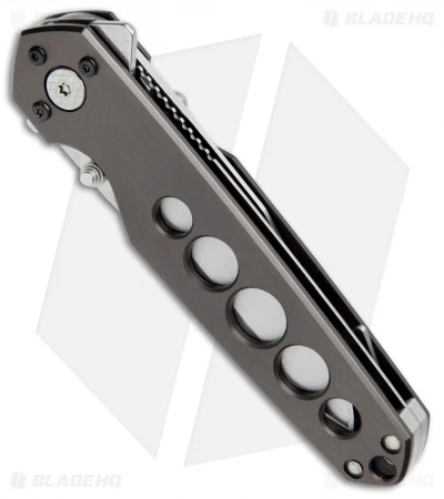 Buck Knives Buck Alpha Crosslock Folding Knife W/ Saw & Gut Hook Gun Metal Gray (3" Satin) 6 Buck Knives Buck Alpha Crosslock Folding Knife W/ Saw & Gut Hook Gun Metal Gray (3" Satin) - Image 4