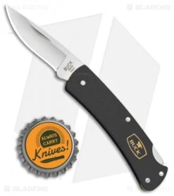 Buck Knives Buck Alumni Lockback Knife Black Al (1.8" Stonewash) 0524BKS 9 Buck Knives Buck Alumni Lockback Knife Black Al (1.8" Stonewash) 0524BKS -Buck Knives Buck Alumni LB Black Al 0524BKS BHQ 80984 jr bottlecap