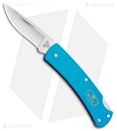 Buck Knives Buck Alumni Lockback Knife Blue Al (1.8" Stonewash) 0524BLS 3 Buck Knives Buck Alumni Lockback Knife Blue Al (1.8" Stonewash) 0524BLS
