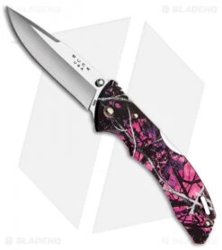 Buck Knives Buck Bantam BHW Lockback Knife Muddy Girl Camo (3.625" Satin) 0286CMS31