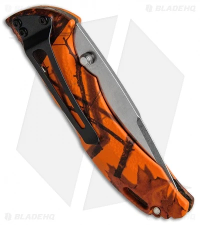 Buck Knives Buck Bantam BLW Knife Mossy Oak Orange Camo (3.125" Satin Plain) 0285CMS9 5 Buck Knives Buck Bantam BLW Knife Mossy Oak Orange Camo (3.125" Satin Plain) 0285CMS9 - Image 3