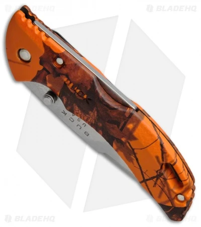 Buck Knives Buck Bantam BLW Knife Mossy Oak Orange Camo (3.125" Satin Plain) 0285CMS9 4 Buck Knives Buck Bantam BLW Knife Mossy Oak Orange Camo (3.125" Satin Plain) 0285CMS9 - Image 2
