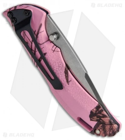 Buck Knives Buck Bantam BLW Lockback Knife Pink Mossy Oak Camo (3.125" Satin) 0285CMS10 5 Buck Knives Buck Bantam BLW Lockback Knife Pink Mossy Oak Camo (3.125" Satin) 0285CMS10 - Image 3
