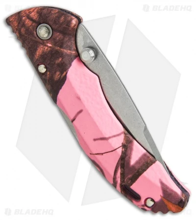 Buck Knives Buck Bantam BBW Lockback Knife Pink Mossy Oak Camo (2.75" Satin) 0284CMS10 4 Buck Knives Buck Bantam BBW Lockback Knife Pink Mossy Oak Camo (2.75" Satin) 0284CMS10 - Image 2