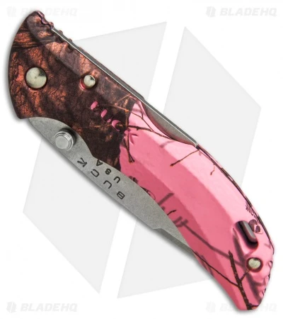 Buck Knives Buck Bantam BBW Lockback Knife Pink Mossy Oak Camo (2.75" Satin) 0284CMS10 5 Buck Knives Buck Bantam BBW Lockback Knife Pink Mossy Oak Camo (2.75" Satin) 0284CMS10 - Image 3