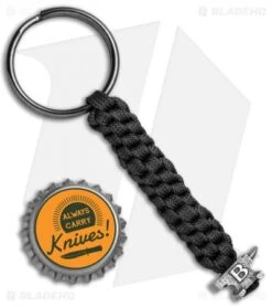 Buck Knives Buck Black Standard Key Fob W/ Anvil Bead (Pewter)