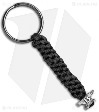 Buck Knives Buck Black Standard Key Fob W/ Anvil Bead (Pewter) 4 Buck Knives Buck Black Standard Key Fob W/ Anvil Bead (Pewter) - Image 2