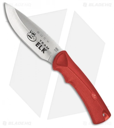 Buck Knives Buck BuckLite MAX RMEF Small Fixed Blade Knife Red (3.1" Satin) 0673RDSRMEF 3 Buck Knives Buck BuckLite MAX RMEF Small Fixed Blade Knife Red (3.1" Satin) 0673RDSRMEF
