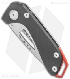 Buck Knives Buck Budgie Frame Lock Knife Black G-10 (2" Satin) -Buck Knives Buck Budgie FL Black G 10 Satin BHQ 120595 jr spine