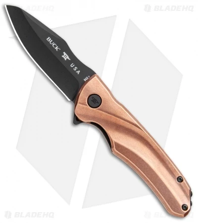 Buck Knives Buck Copper Sprint Liner Lock Flipper Knife Copper (3.1" Black S35VN) 0842CPSLE 3 Buck Knives Buck Copper Sprint Liner Lock Flipper Knife Copper (3.1" Black S35VN) 0842CPSLE