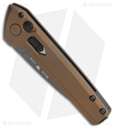 Buck Knives Buck Deploy Automatic Knife Burnt Bronze (3" Gray) 0838BRS1 4 Buck Knives Buck Deploy Automatic Knife Burnt Bronze (3" Gray) 0838BRS1 - Image 2