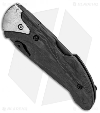 Buck Knives Buck Fluid X1 Legacy Collection L.E. Lockback Knife Marble CF (3" Black) 4 Buck Knives Buck Fluid X1 Legacy Collection L.E. Lockback Knife Marble CF (3" Black) - Image 2