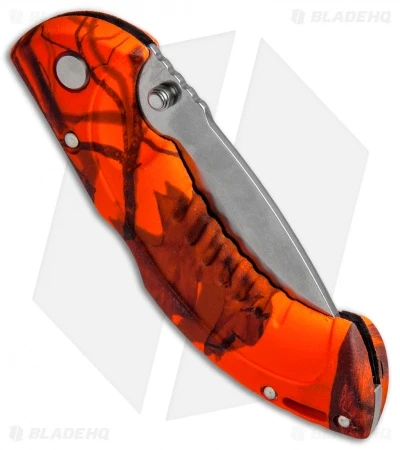 Buck Knives Buck Folding Omni Hunter 10PT Knife Orange Mossy Oak (3" Satin Plain) 5 Buck Knives Buck Folding Omni Hunter 10PT Knife Orange Mossy Oak (3" Satin Plain) - Image 3