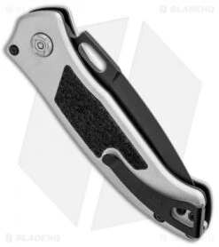 Buck Knives Buck Impact Automatic Knife Armor Crushed Silver (3.125" Black) 0898GYS1 8 Buck Knives Buck Impact Automatic Knife Armor Crushed Silver (3.125" Black) 0898GYS1 -Buck Knives Buck Impact Auto Armor Crushed Silver Black 0898GYS1 BHQ 92982 jr side