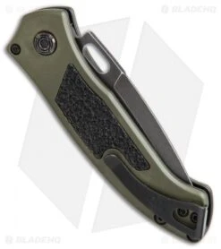 Buck Knives Buck Impact Automatic Knife OD Green (3.125" Black SW) 0898GRS 8 Buck Knives Buck Impact Automatic Knife OD Green (3.125" Black SW) 0898GRS -Buck Knives Buck Impact Automatic OD Green black sw 0898GRS BHQ 51277 er side