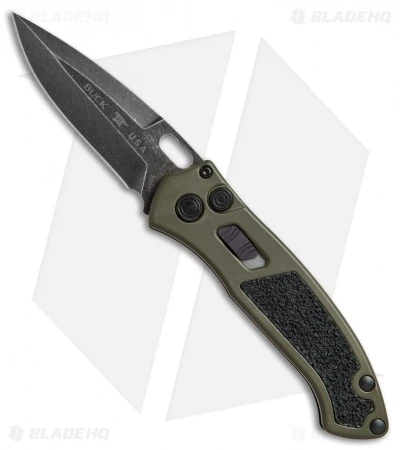 Buck Knives Buck Impact Automatic Knife OD Green (3.125" Black SW) 0898GRS 3 Buck Knives Buck Impact Automatic Knife OD Green (3.125" Black SW) 0898GRS