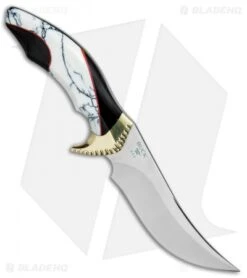 Buck Knives Buck Kalinga L.E. Legacy Fixed Blade White Turquoise/Buffalo Horn (4.8" Satin) 7 Buck Knives Buck Kalinga L.E. Legacy Fixed Blade White Turquoise/Buffalo Horn (4.8" Satin) -Buck Knives Buck Kalinga L.E. Legacy White Turquoise Buffalo Horn Satin 0408BFSLE BHQ 79539 jr spine